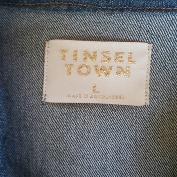 NEW! TINSELTOWN Raw Edge Jr. Jean Jacket. - Picture 5 of 6
